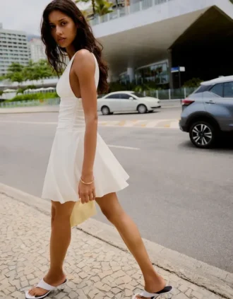 Draped Mini Dress Draped Mini Dress