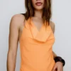 Draped Mini Dress