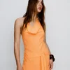Draped Mini Dress