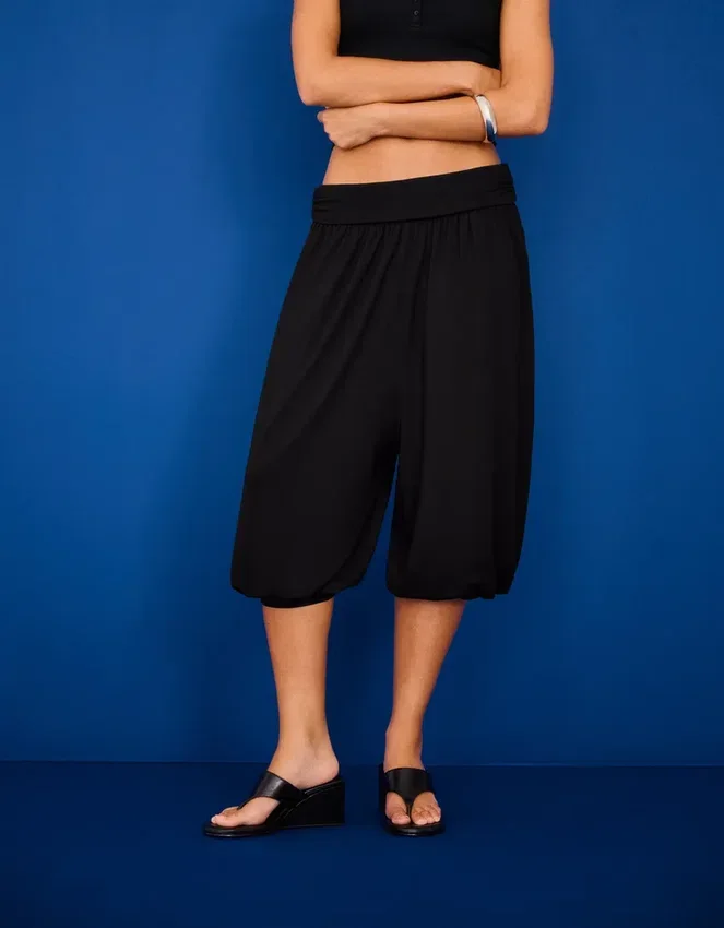Drop Crotch Capris Drop Crotch Capris