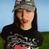 Ed Hardy X Bershka Embroidered Cap Ed Hardy X Bershka Embroidered Cap
