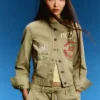 Ed Hardy X Bershka Embroidered Jacket Ed Hardy X Bershka Embroidered Jacket