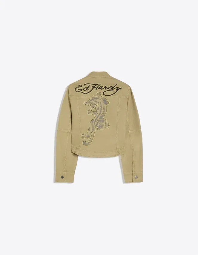 Ed Hardy X Bershka Embroidered Jacket Ed Hardy X Bershka Embroidered Jacket