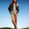 Ed Hardy X Bershka Embroidered Shorts – Women Ed Hardy X Bershka Embroidered Shorts – Women