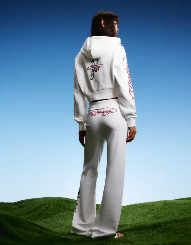Ed Hardy X Bershka Flared Trousers Ed Hardy X Bershka Flared Trousers