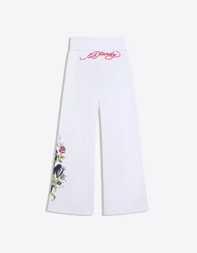 Ed Hardy X Bershka Flared Trousers Ed Hardy X Bershka Flared Trousers