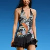 Ed Hardy X Bershka Halter Mini Dress Ed Hardy X Bershka Halter Mini Dress