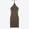 Ed Hardy X Bershka Halter Mini Dress