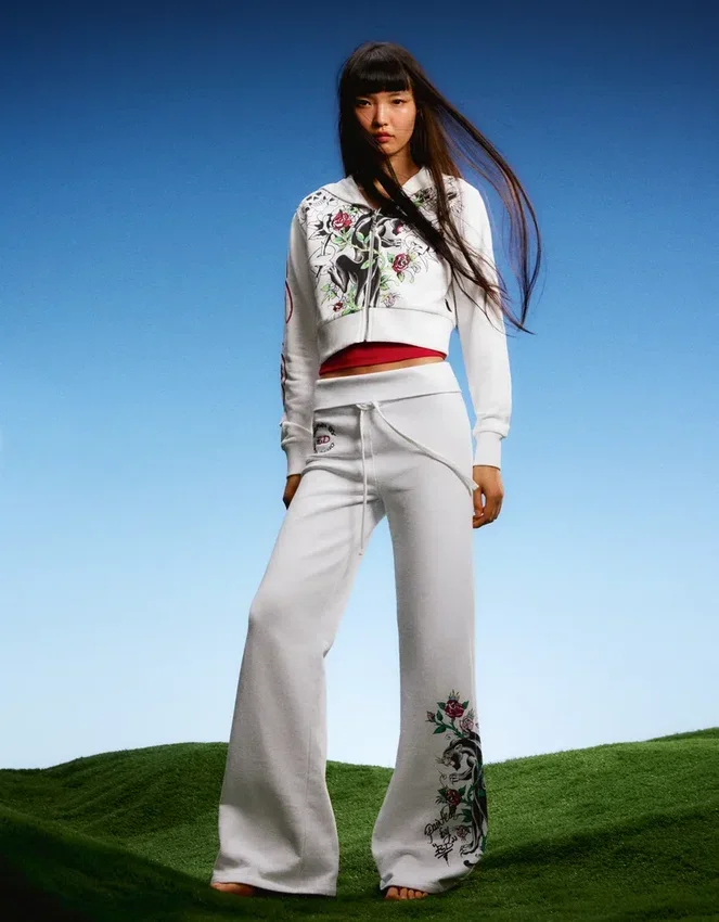 Ed Hardy X Bershka Print Hoodie – Women Ed Hardy X Bershka Print Hoodie – Women