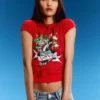 Ed Hardy X Bershka Short Sleeve Print T-Shirt Ed Hardy X Bershka Short Sleeve Print T-Shirt
