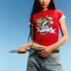 Ed Hardy X Bershka Short Sleeve Print T-Shirt Ed Hardy X Bershka Short Sleeve Print T-Shirt