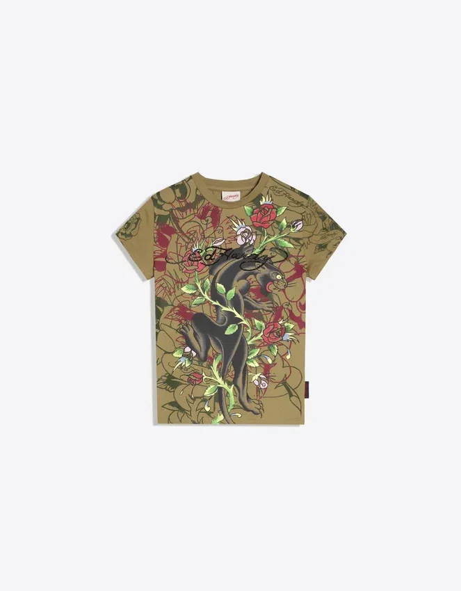 Ed Hardy X Bershka Short Sleeve Print T-Shirt Ed Hardy X Bershka Short Sleeve Print T-Shirt