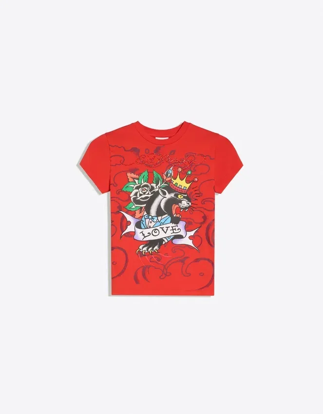 Ed Hardy X Bershka Short Sleeve Print T-Shirt Ed Hardy X Bershka Short Sleeve Print T-Shirt
