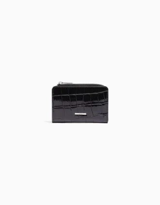Embossed Faux-Patent Finish Animal Print Purse – Accessories Embossed Faux-Patent Finish Animal Print Purse – Accessories