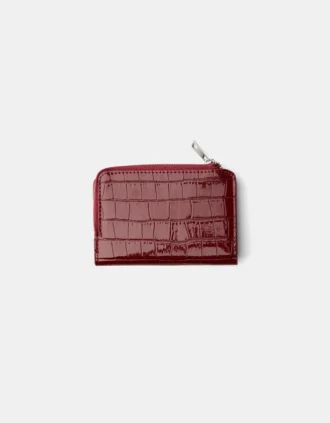 Embossed Faux-Patent Finish Animal Print Purse – Accessories Embossed Faux-Patent Finish Animal Print Purse – Accessories