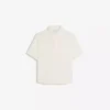 Embroidered Short Sleeve Boxy Fit Shirt – Shirts – Men