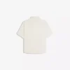 Embroidered Short Sleeve Boxy Fit Shirt – Shirts – Men