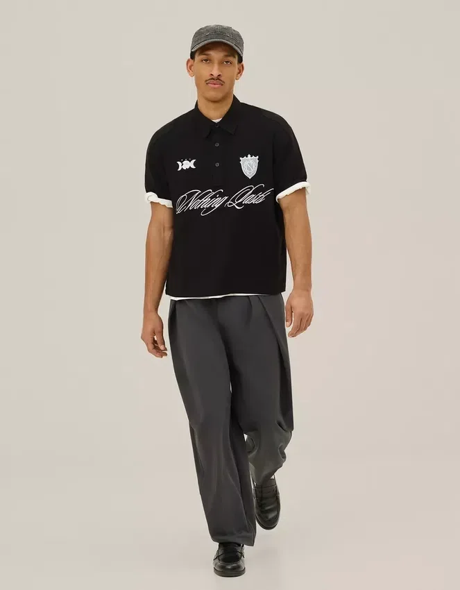 Embroidered Short Sleeve Polo Shirt – Shirts Embroidered Short Sleeve Polo Shirt – Shirts