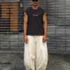 Embroidered Sleeveless T-Shirt Embroidered Sleeveless T-Shirt