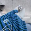 Embroidered Striped Boxy Fit Sweater Embroidered Striped Boxy Fit Sweater