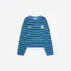 Embroidered Striped Boxy Fit Sweater – Sweaters and Cardigans Embroidered Striped Boxy Fit Sweater – Sweaters and Cardigans