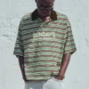 Embroidered Striped Short Sleeve Polo Shirt – T-Shirts and Polo Shirts