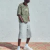 Embroidered Striped Short Sleeve Polo Shirt – T-Shirts and Polo Shirts