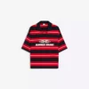 Embroidered Striped Short Sleeve Polo Shirt – T-Shirts and Polo Shirts