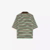 Embroidered Striped Short Sleeve Polo Shirt – T-Shirts and Polo Shirts