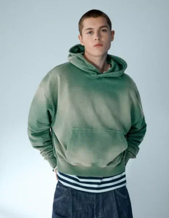 Faded Boxy Fit Hoodie – Sweatshirts & Hoodies – Men Faded Boxy Fit Hoodie – Sweatshirts & Hoodies – Men