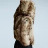 Faux Fur Hooded Jacket