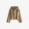 Faux Fur Hooded Jacket
