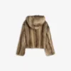 Faux Fur Hooded Jacket
