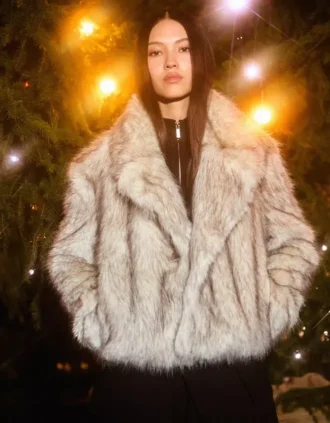 Faux Fur Lapel Jacket – Jackets and Trench