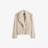 Faux Fur Lapel Jacket – Women
