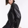 Faux Leather Biker Jacket – Jackets and Trench