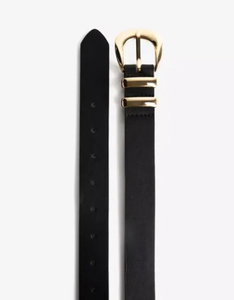 Faux Leather Buckle Belt – Accessories Faux Leather Buckle Belt – Accessories