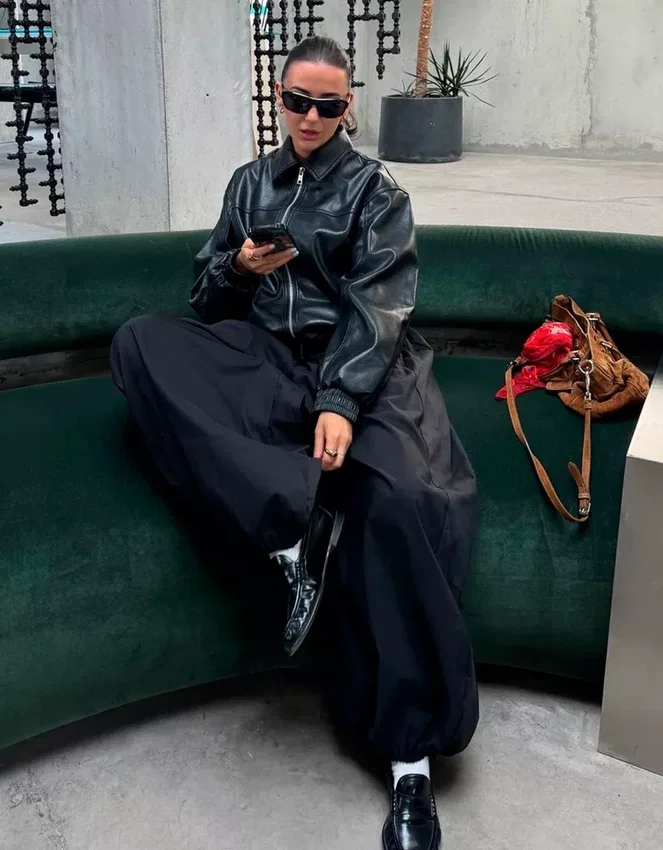 Faux Leather Jacket Faux Leather Jacket