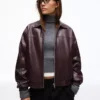 Faux Leather Jacket – Jackets and Trench