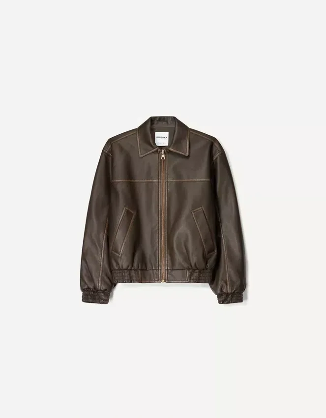 Faux Leather Jacket – Jackets and Trench Faux Leather Jacket – Jackets and Trench