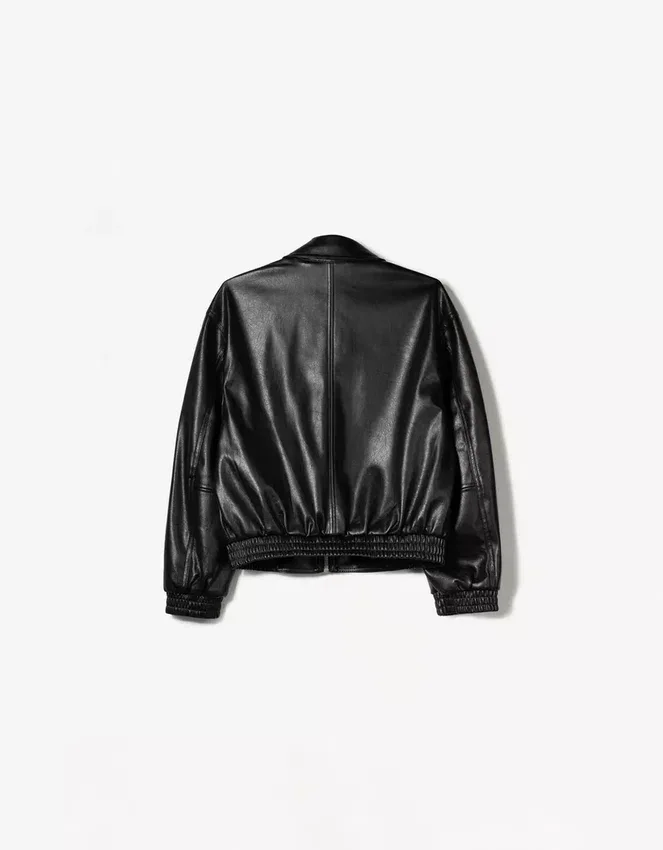 Faux Leather Jacket – Jackets and Trench Faux Leather Jacket – Jackets and Trench