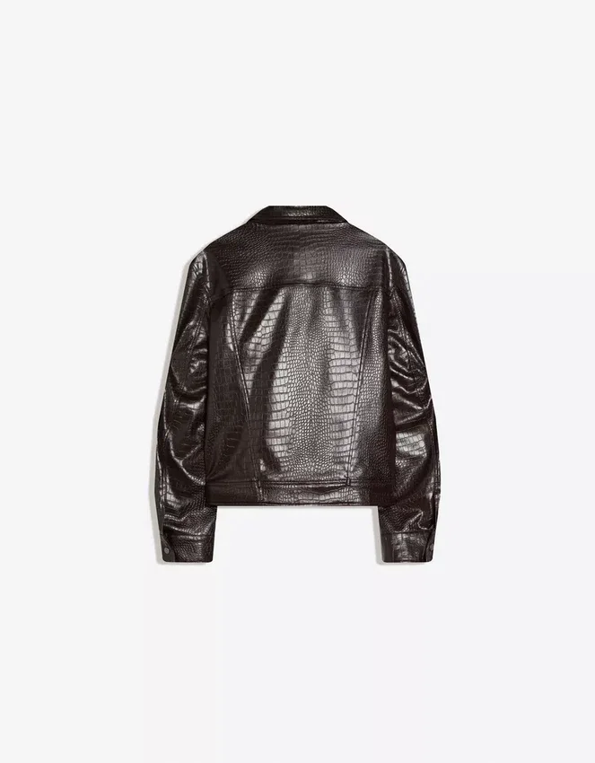 Faux Leather Jacket – Jackets – Men Faux Leather Jacket – Jackets – Men