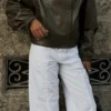 Faux Leather Jacket with Lapels – Jackets and Trench Faux Leather Jacket with Lapels – Jackets and Trench