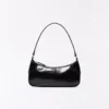 Faux Leather Shoulder Bag