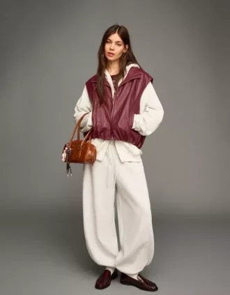 Faux Leather Vest – Jackets and Trench