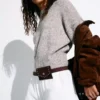 Faux Suede Belt with Pocket Faux Suede Belt with Pocket