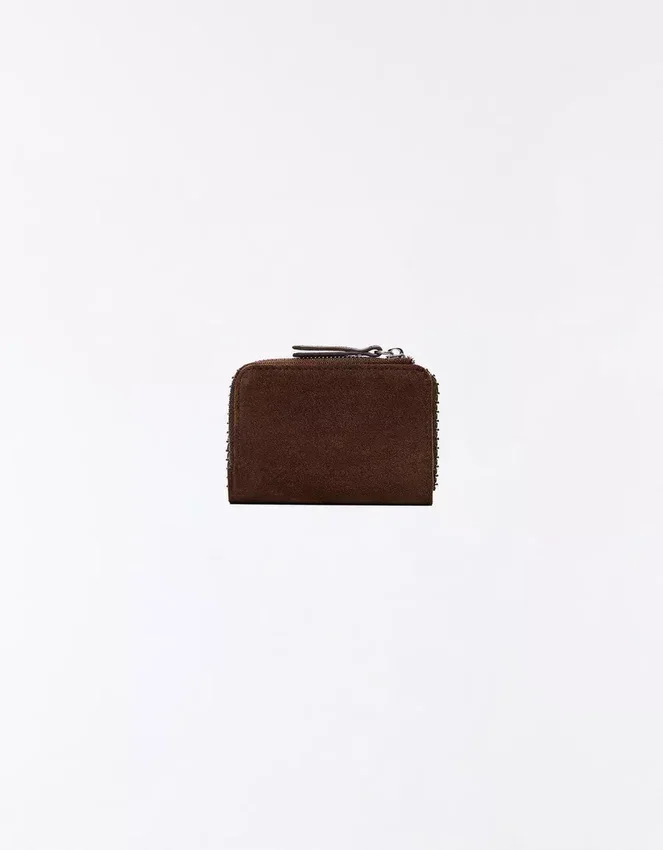 Faux Suede Purse – Leather-Effect Faux Suede Purse – Leather-Effect