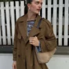 Faux Suede Trench Coat Faux Suede Trench Coat