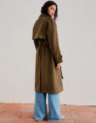 Faux Suede Trench Coat – Jackets and Trench