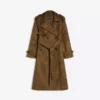 Faux Suede Trench Coat Faux Suede Trench Coat